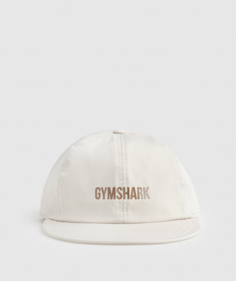 Gymshark Flat Peak Caps Cream | NZ 5CJFSL